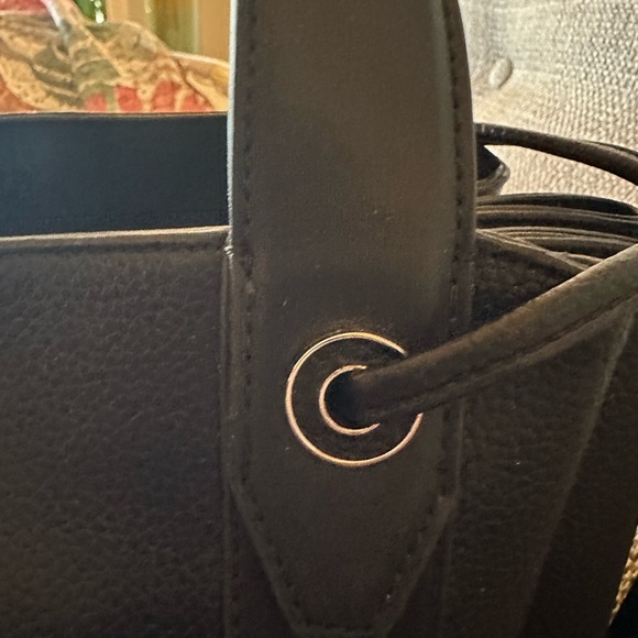 Calvin Klein Wallet with Black & Brown Leather. Two Tone Leather Color Blocking - Picture 10 of 16